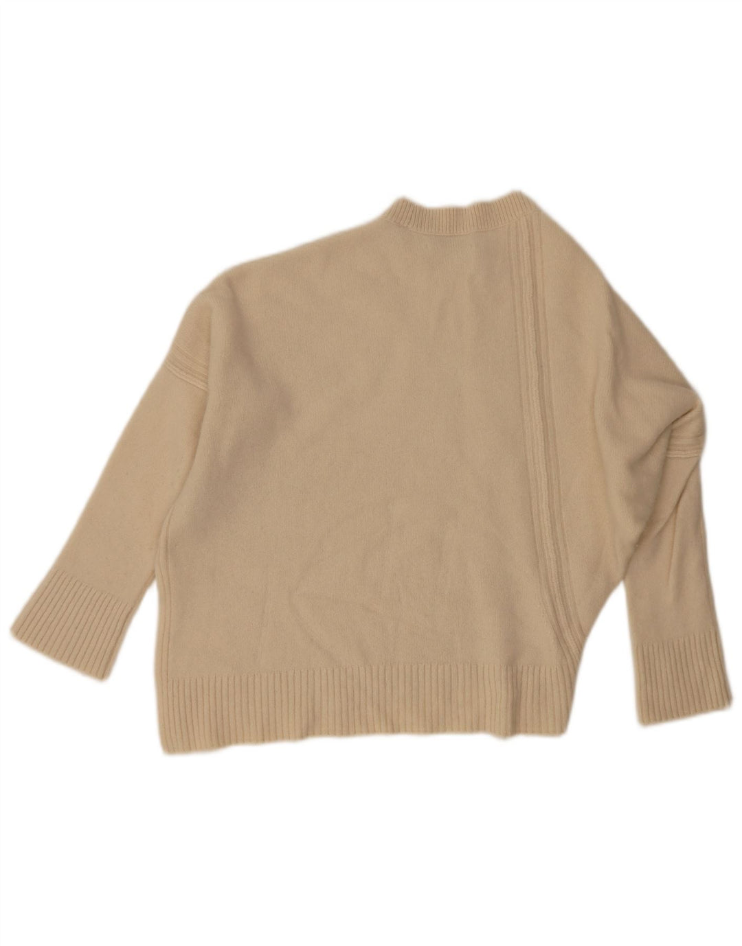 All Saints Damen-Pullover mit Fledermausärmeln und Rundhalsausschnitt, Gr. 10, Größe S, gebrochenes Weiß