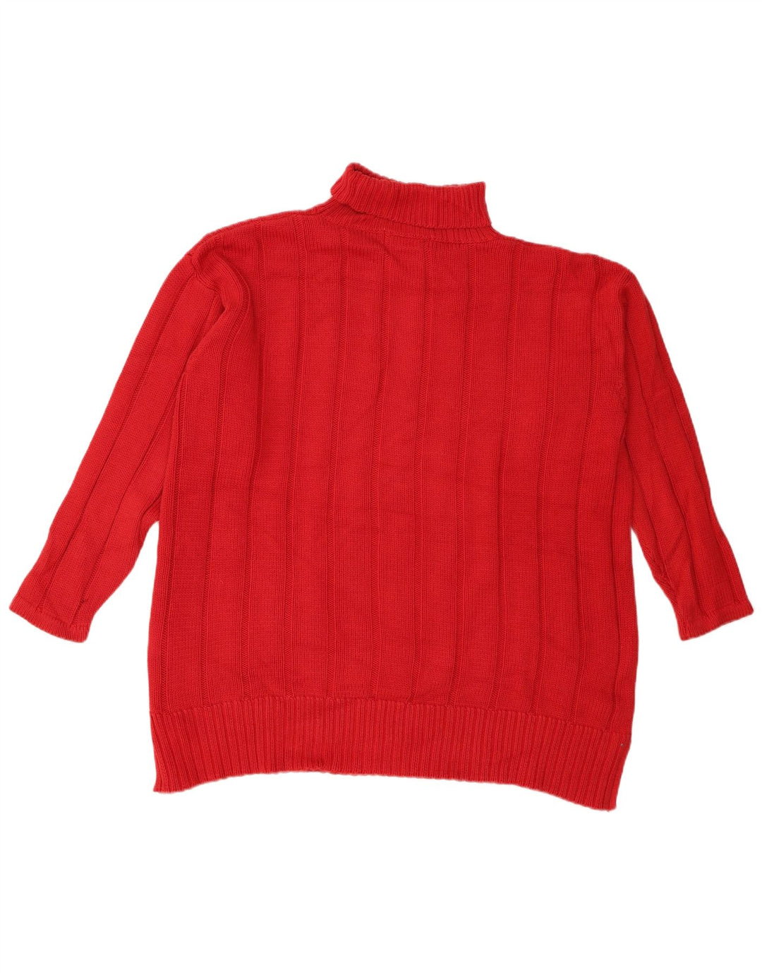 Eddie Bauer Damen-Pullover mit Rollkragen, übergroß, Gr. 14, mittelrot