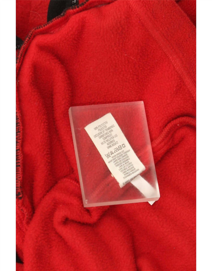 Marks & Spencer Herren St. Michael Fleecejacke UK 16 Large Rot Polyester