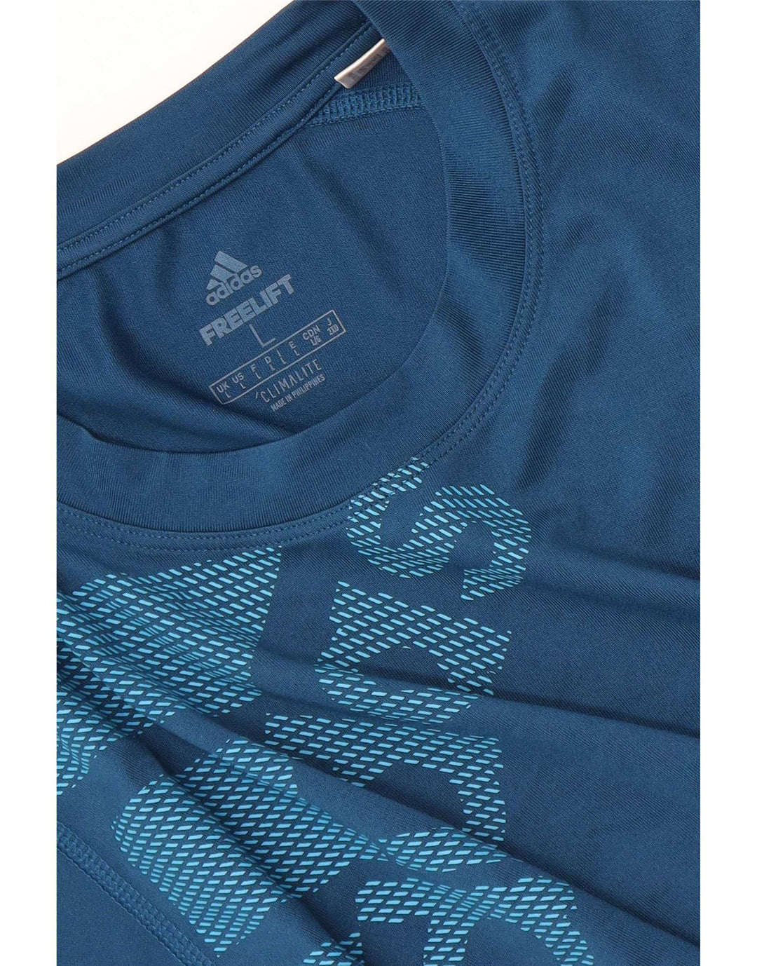 Adidas Herren Climalite Graphic T-Shirt Top Large Blau