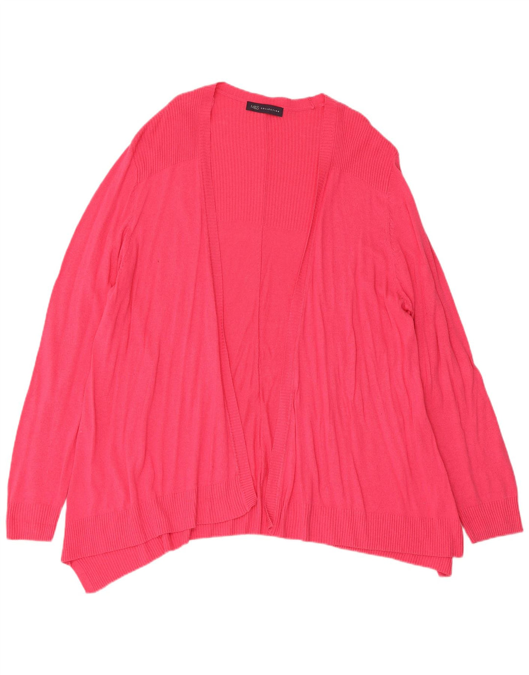 Marks & Spencer Offener Damen-Cardigan-Pullover UK 14 Large Pink
