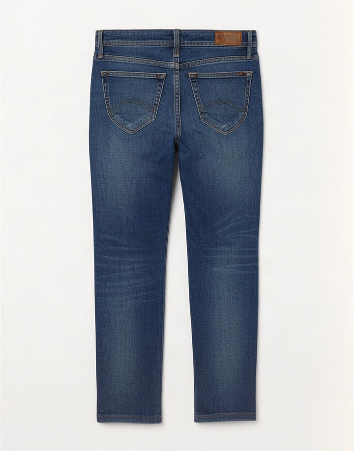 Tommy Hilfiger Damen Slim Jeans W28 L28 Blaue Baumwolle