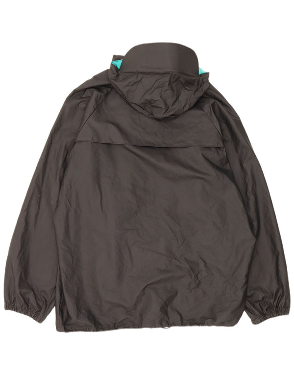 Columbia Herren-Regenjacke mit Kapuze, UK 40, großes schwarzes Nylon