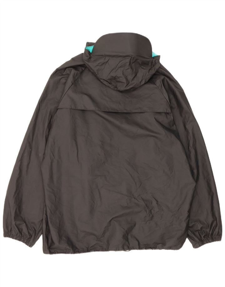 Columbia Herren-Regenjacke mit Kapuze, UK 40, großes schwarzes Nylon