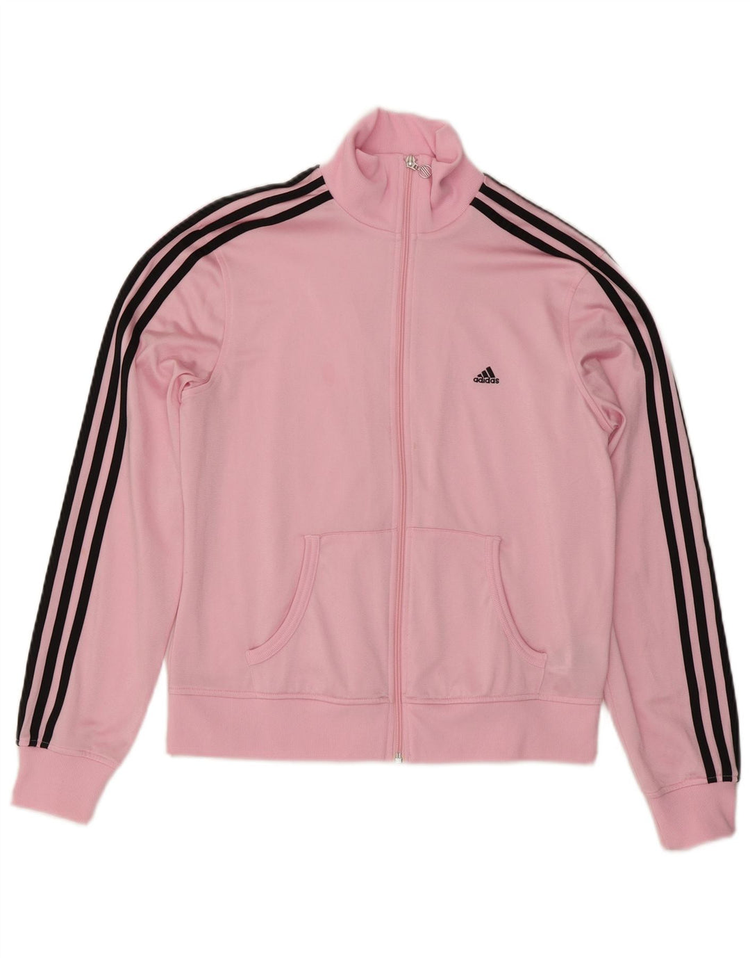 Adidas Damen Trainingsanzug Top Jacke UK 16 Large Pink Polyester