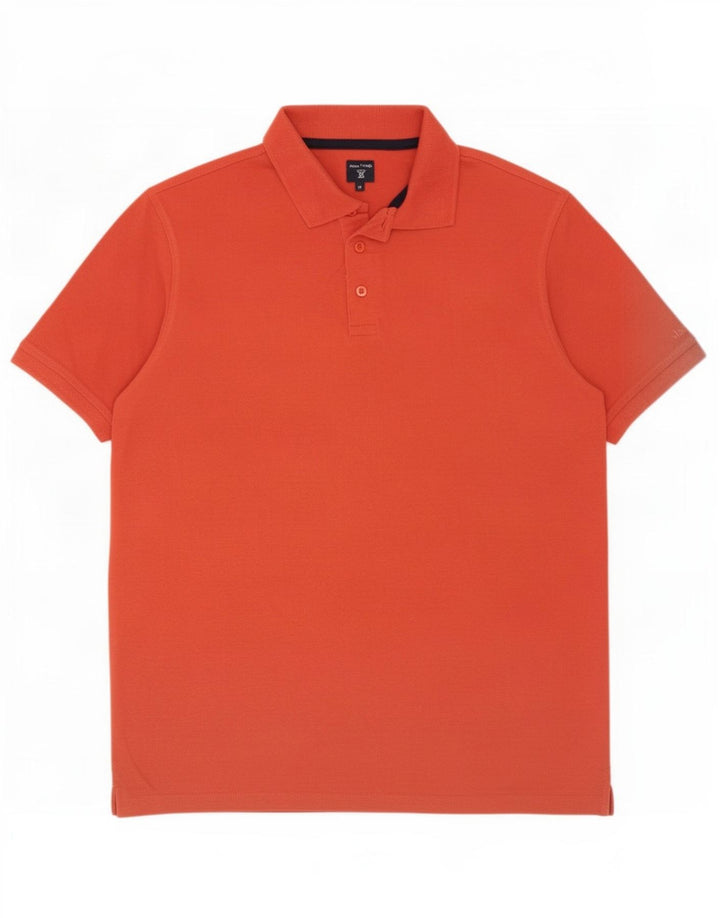 James Pringle Herren Poloshirt Mittelorange Baumwolle
