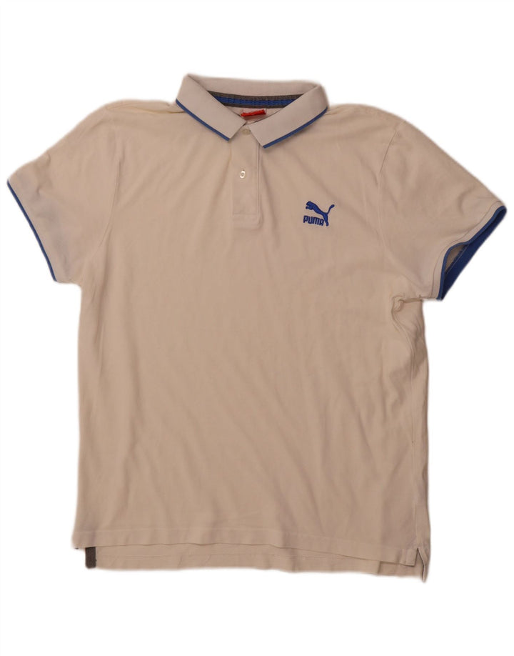 PUMA Herren Poloshirt XL Off White