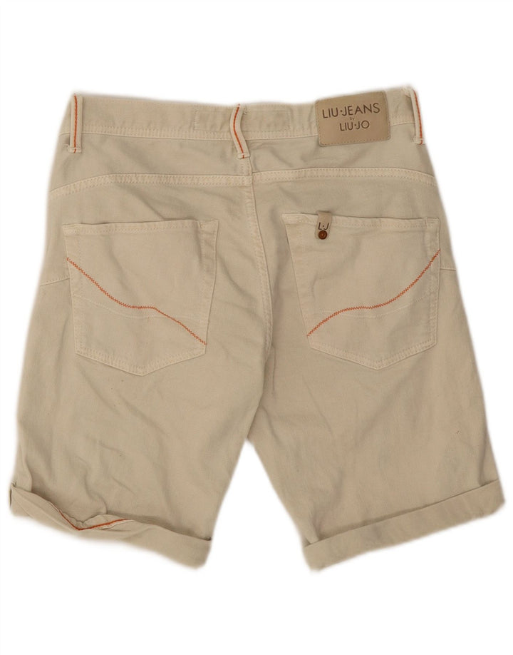 Liu Jo Herren-Shorts, normal, lässig, W31, mittelbeige Baumwolle