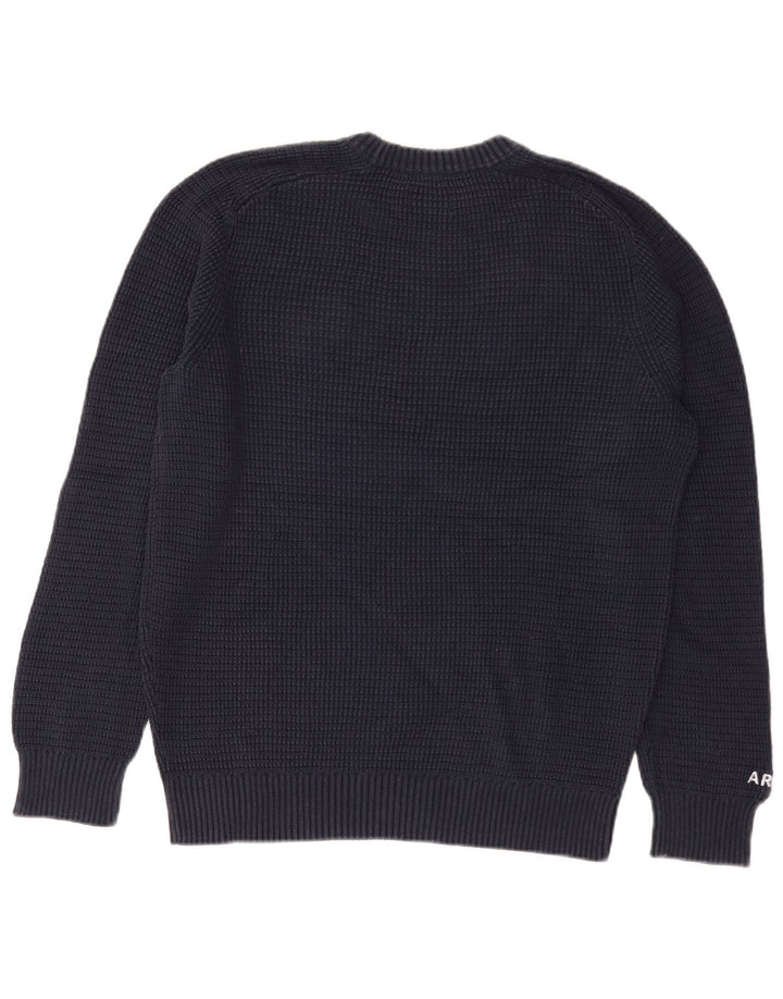 L.L.Bean Herren-Pullover mit Rundhalsausschnitt, Größe S, marineblau, Baumwolle