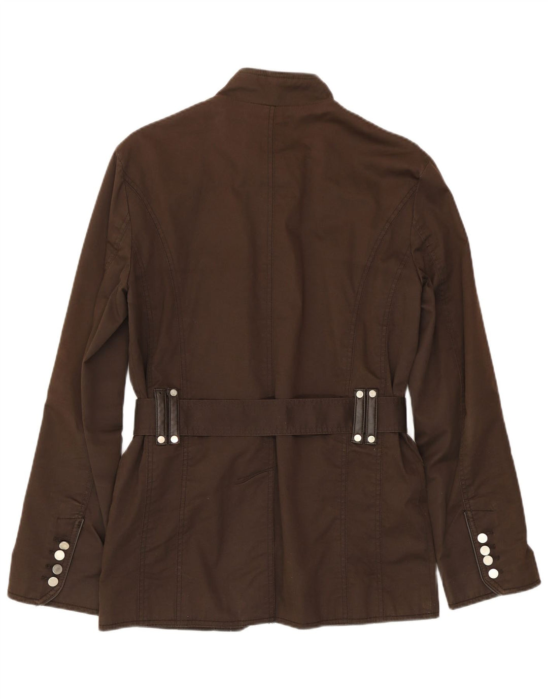 Zara Herren Militärjacke UK 38 Mittelbraune Baumwolle