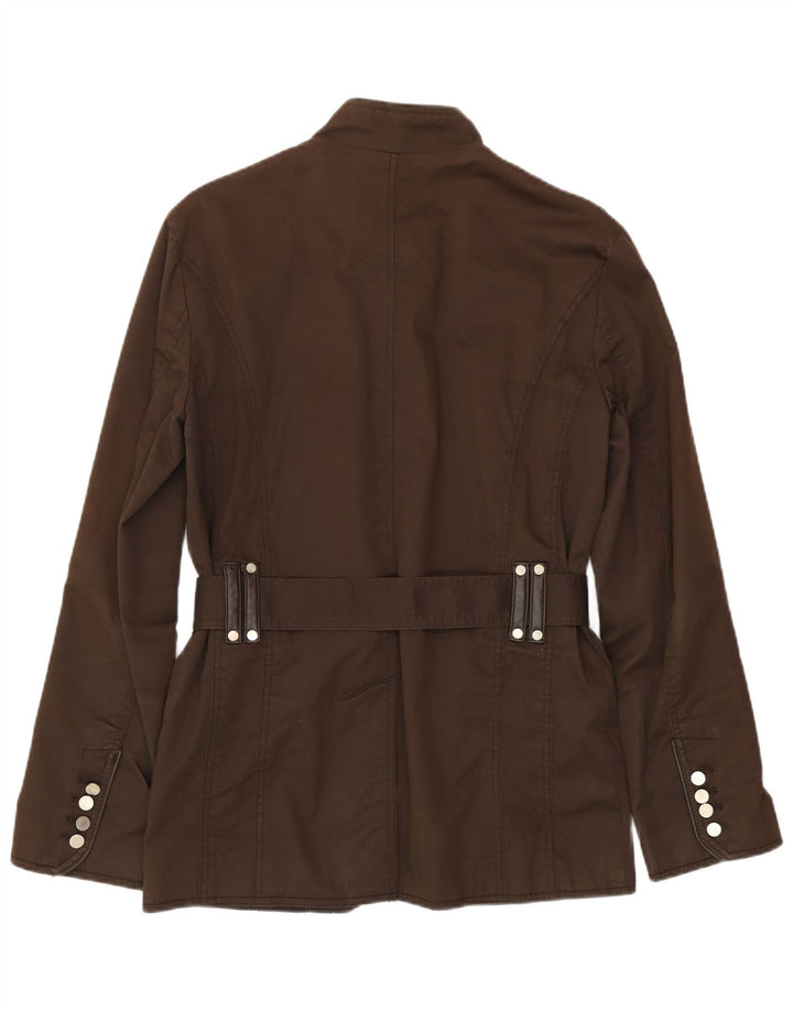 Zara Herren Militärjacke UK 38 Mittelbraune Baumwolle
