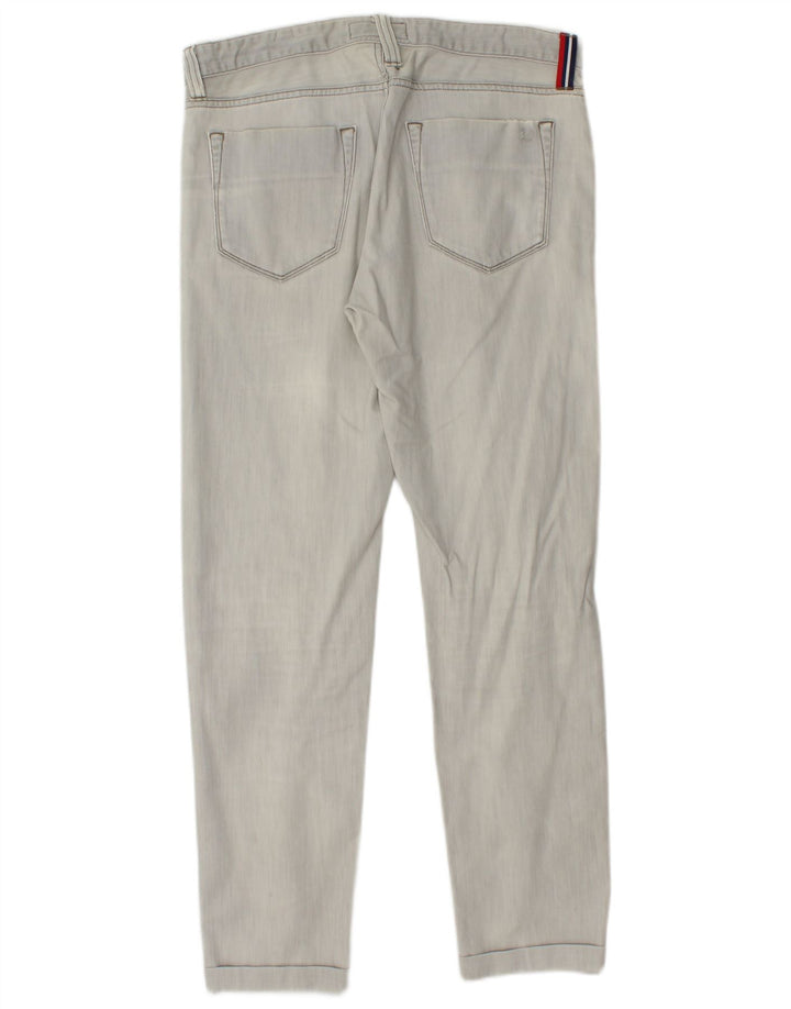 FRED PERRY Herren Slim Jeans W33 L29 Graue Baumwolle