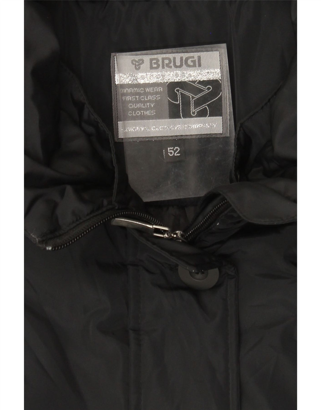 BRUGI Damen Wattierter Mantel IT 52 2XL Schwarz