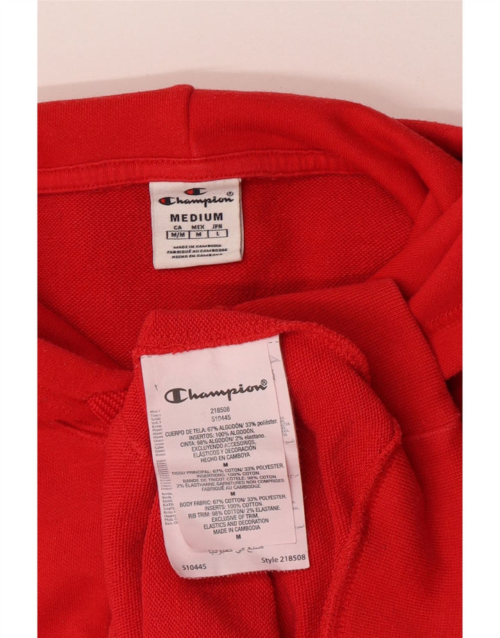 Champion Herren-Kapuzenpullover mit Grafik, mittelrote Baumwolle