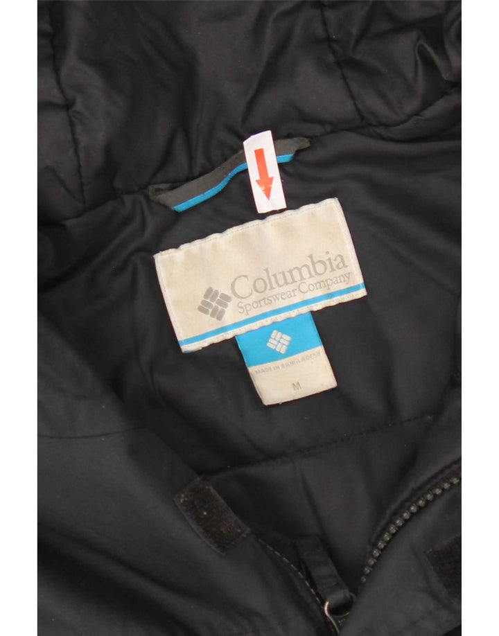 Columbia Herren-Anorakjacke mit grafischer Kapuze, UK 38, mittelschwarzes Nylon
