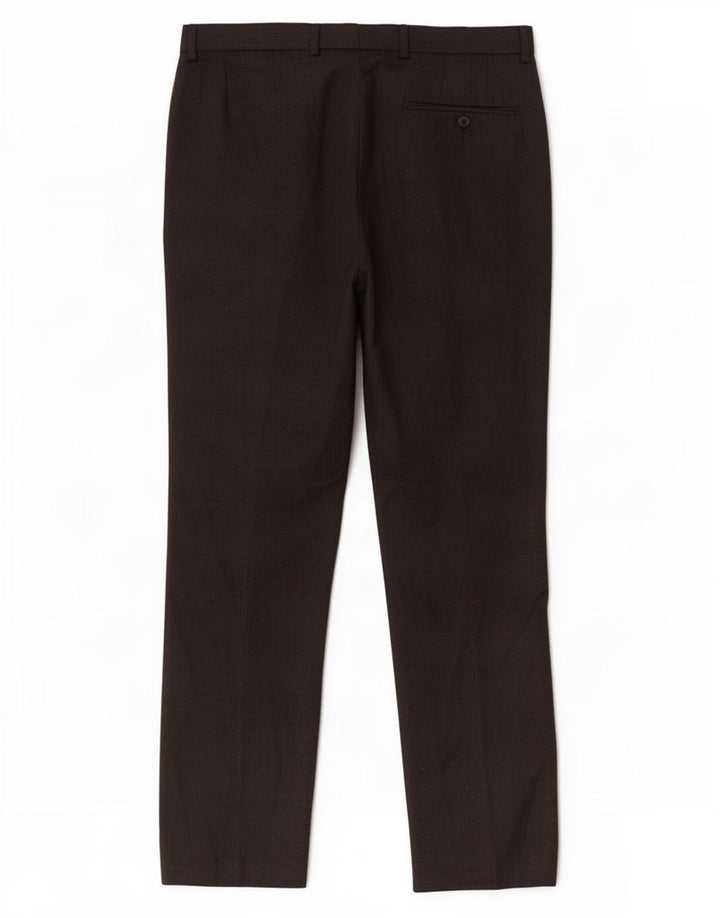 Marks & Spencer Herren-Anzughose in schmaler Passform, W32, L29, grau, Polyester