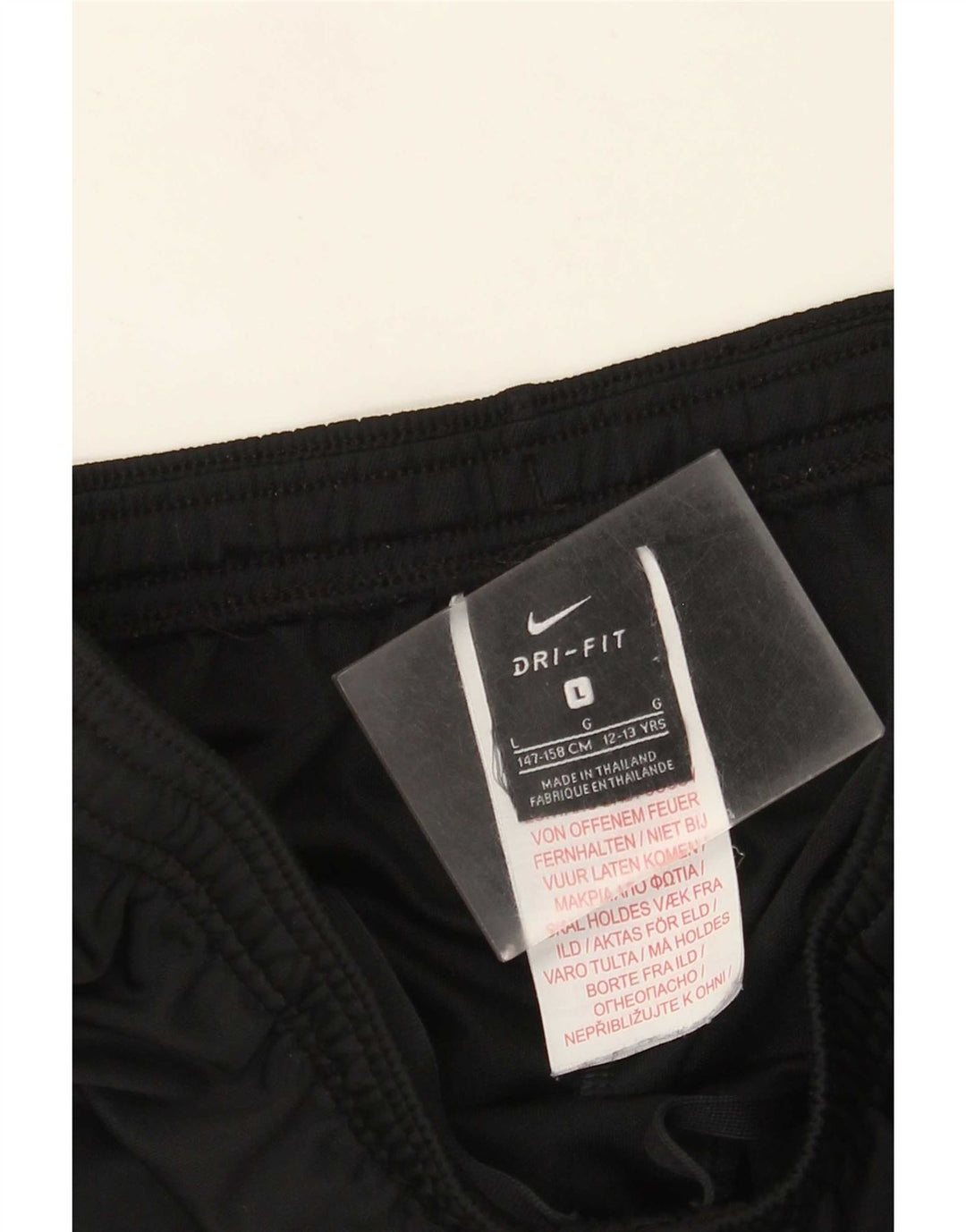 Nike Dri Fit Trainingshose für Jungen, 12–13 Jahre, Größe L, Schwarz, Polyester