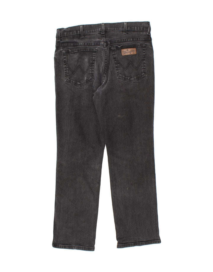 WRANGLER Womens Straight Jeans W34 L29 Black Vintage Wrangler and Second-Hand Wrangler from Messina Hembry 