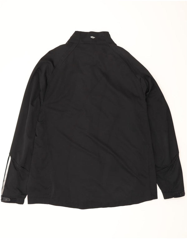 Adidas Herren Clima Proof Trainingsanzug Top Jacke 2XL Schwarz Polyester