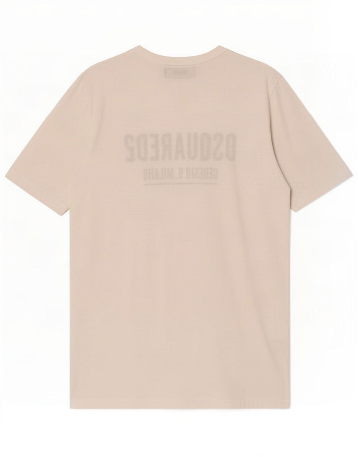 Dsquared2 Herren Grafik-T-Shirt-Oberteil Mittelweiß