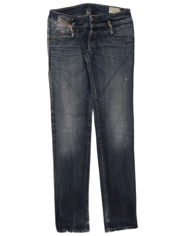 Diesel Damen Matic Slim Jeans W30 L32 Blaue Baumwolle