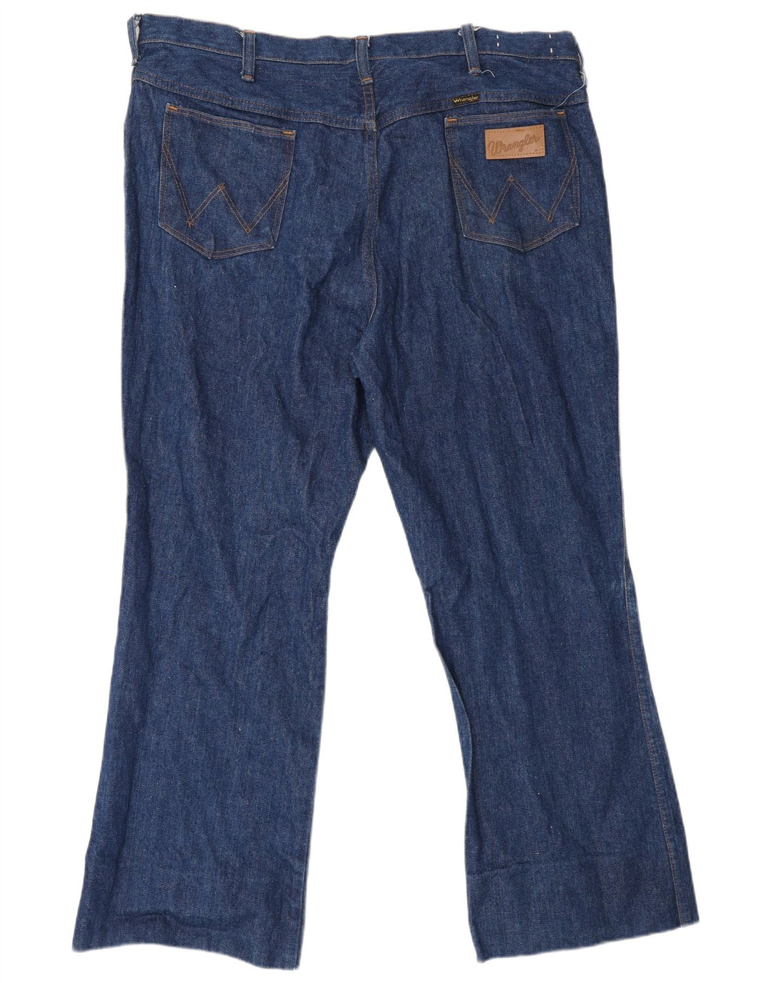 WRANGLER Damen Bootcut Jeans W42 L28 Blaue Baumwolle