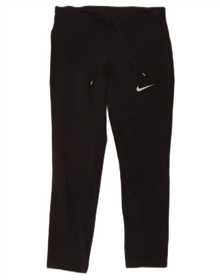 Nike Damen Dri Fit Leggings UK 6 XS Schwarz Polyester