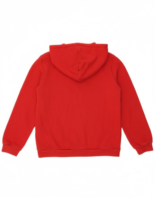 Puma Mädchen Graphic Hoodie Pullover 13–14 Jahre rote Baumwolle