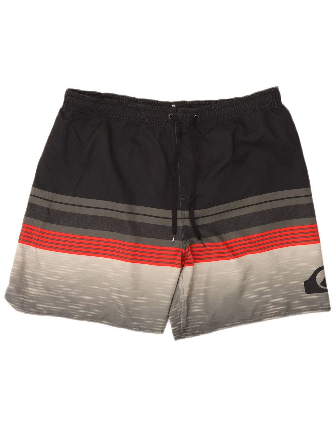 Quiksilver Herren-Badeshorts 2XL, schwarzes Colourblock-Polyester
