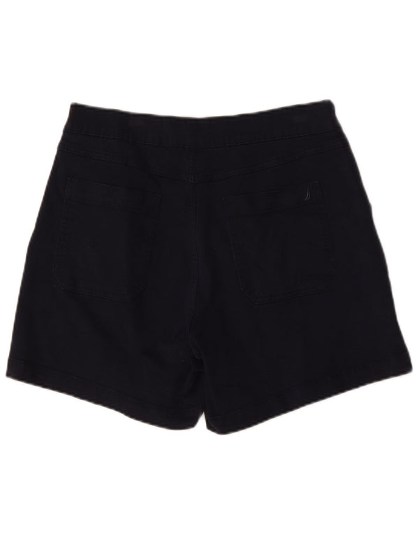 Nautica Damen Chinoshorts Medium W30 Marineblaue Baumwolle