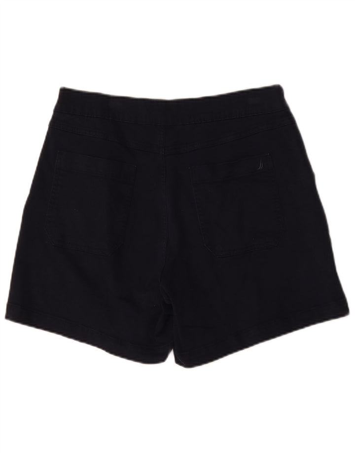 Nautica Damen Chinoshorts Medium W30 Marineblaue Baumwolle