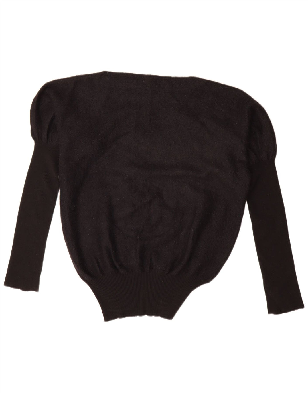 Les Copains Damen Übergroßer Pullover mit U-Boot-Ausschnitt IT 42 Mittelschwarz