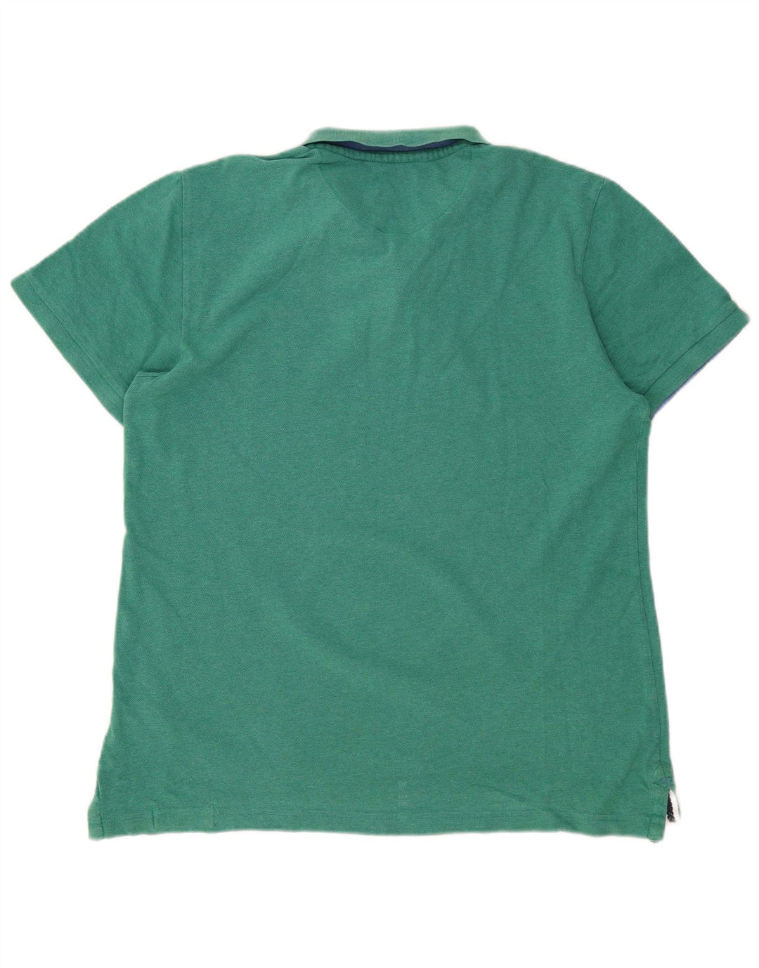 WHITE STUFF Herren-Poloshirt, groß, grüne Baumwolle
