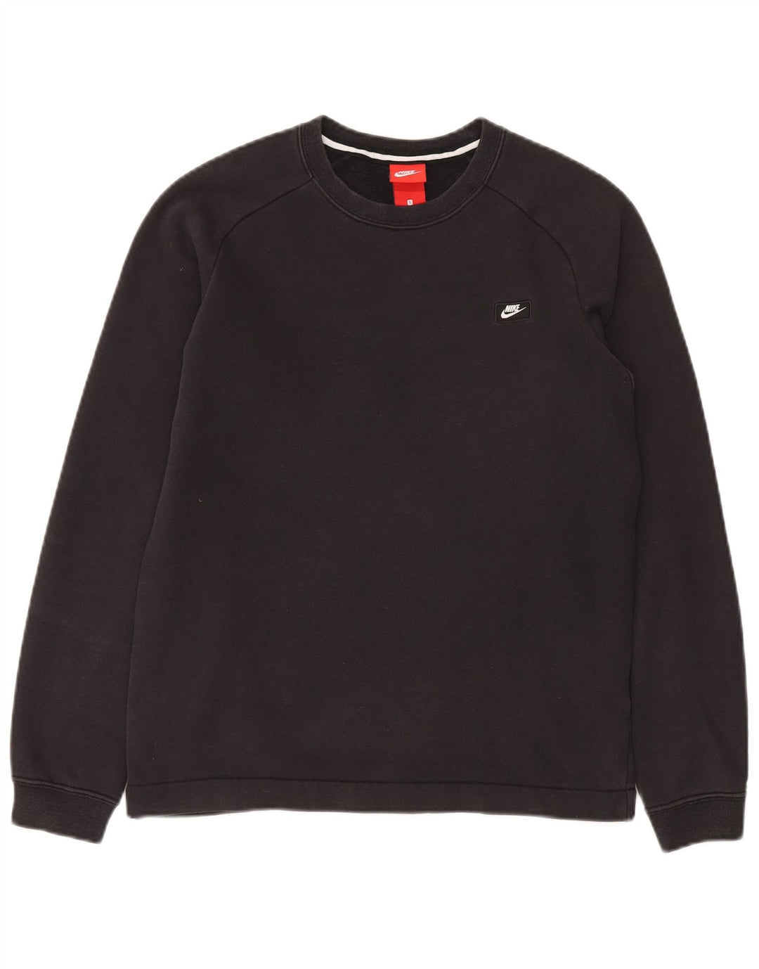 Nike Herren Sweatshirt Pullover Small Schwarz Baumwolle
