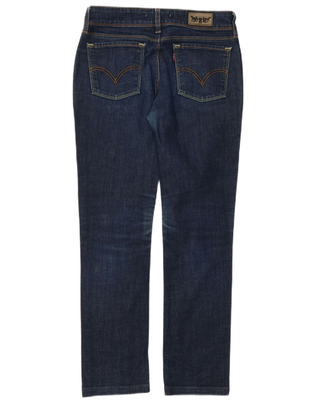 Levi's Damen 571 Slim Jeans W32 L30 Marineblaue Baumwolle