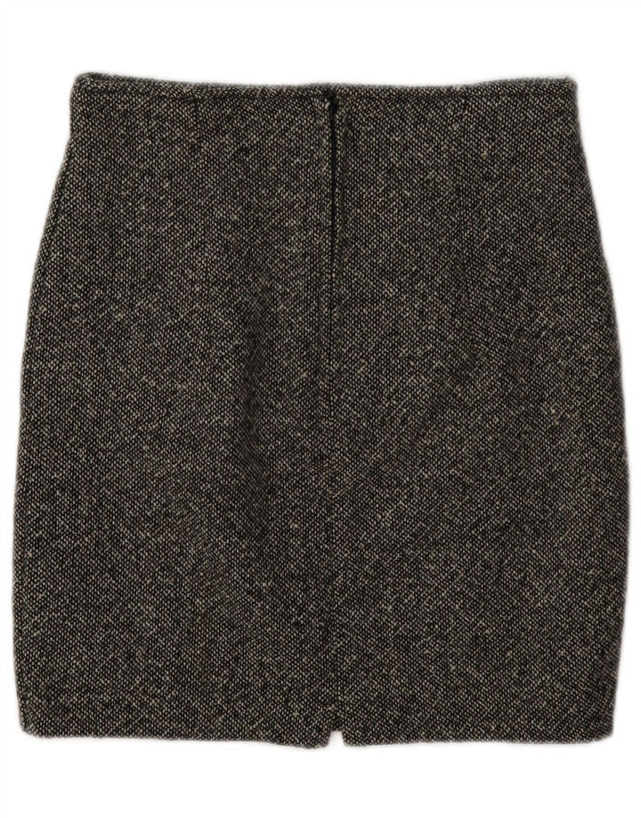 Vintage Damen Minirock W28 Mittelgrau