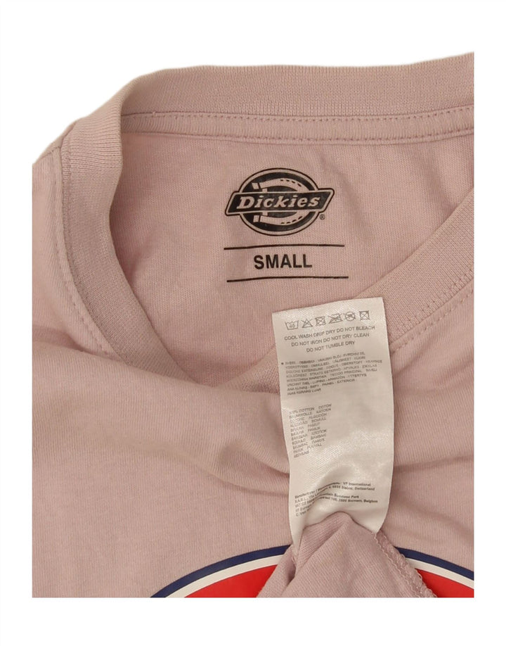 Dickies Herren-T-Shirt mit Grafik, Größe S, rosa, Baumwolle