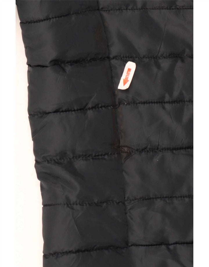 Jack & Jones Herren-Jacke mit Kapuze, gepolstert, Größe 36, Größe S, Schwarz, Polyester