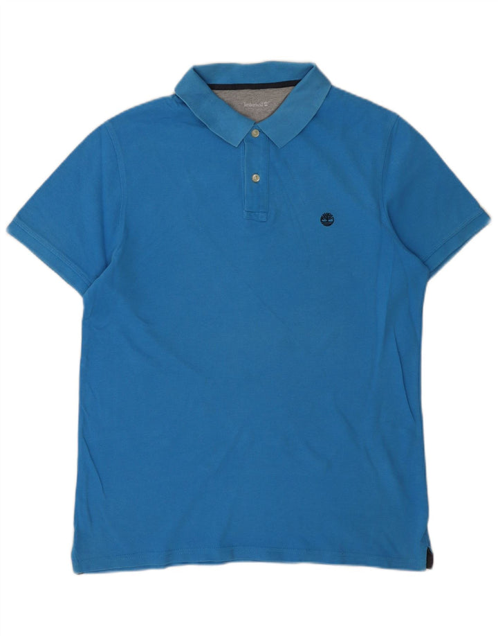 Timberland Herren Poloshirt Large Blau