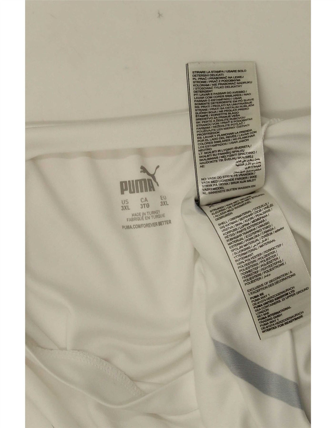 Puma Herren Deutshland Graphic T-Shirt Top 3XL Weiß Polyester