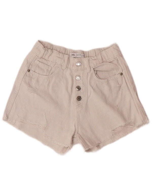 Zara Jeansshorts für Mädchen, 11–12 Jahre, W24, Weiß