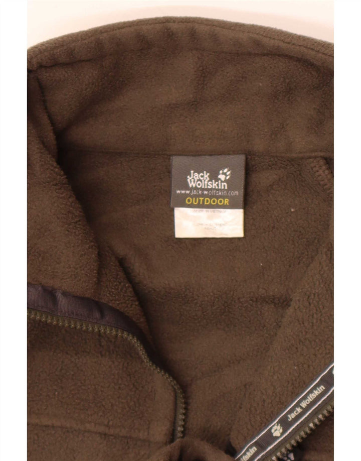 Jack Wolfskin Herren Liner Fleecejacke UK 40/42 Large Khaki Polyester