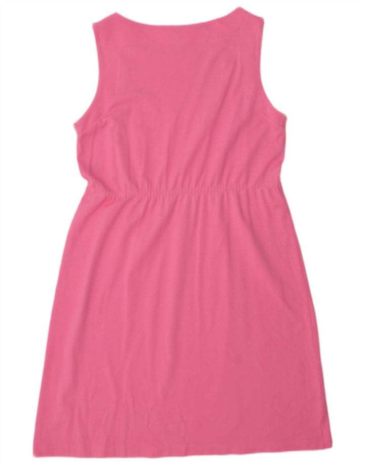 Lacoste Damen ärmelloses Basic-Kleid Größe 48 XL Rosa