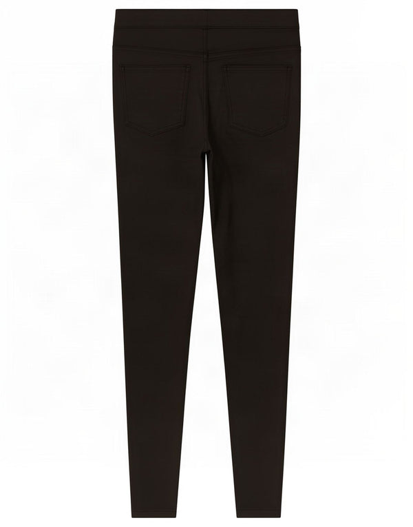 Marks & Spencer Damen Jegging-Jeans UK 10 Small W28 L28 Schwarze Viskose
