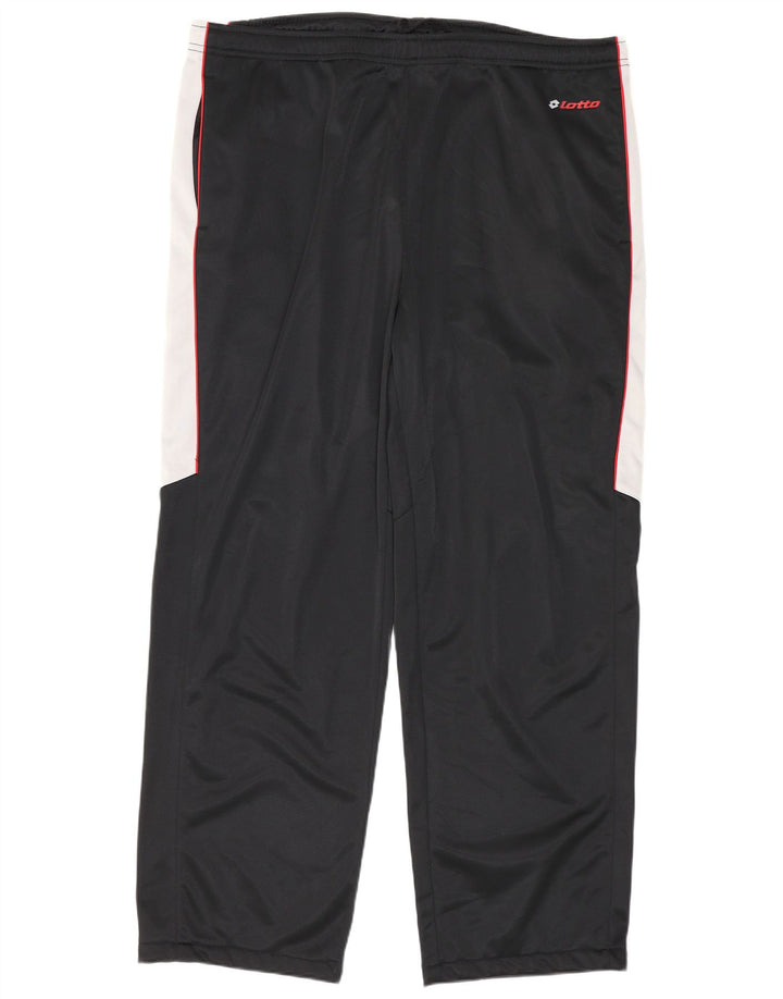 Lotto Herren-Trainingshose XL, Schwarz, Farbblock