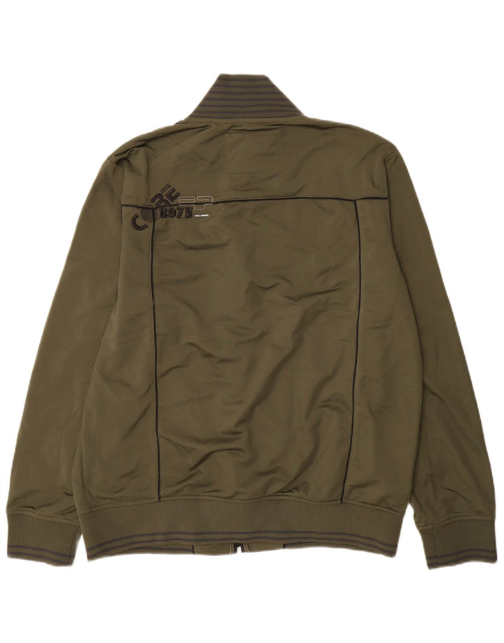 Jack & Jones Herren-Trainingsanzug mit grafischem Oberteil, 2XL, Khaki, Farbblock