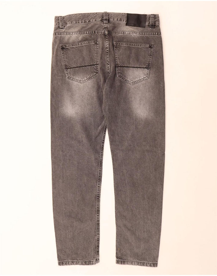 ZARA Herren Slim Jeans EU 40 Mittel W31 L29 Grau Baumwolle