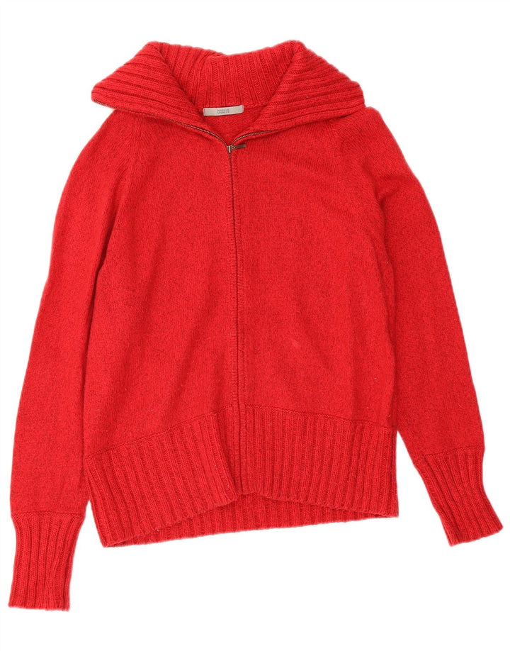 Marks & Spencer Damen-Cardigan-Pullover UK 16 Große rote Baumwolle