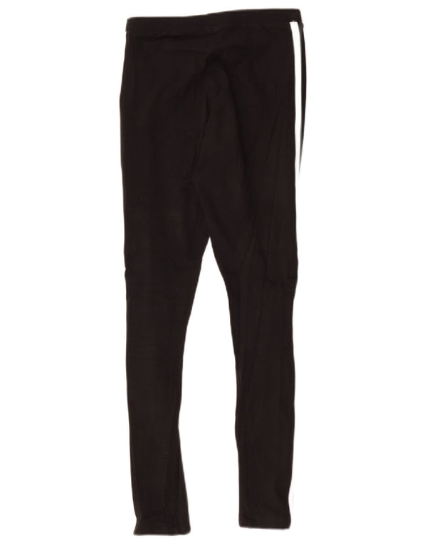 Adidas Damen Graphic Leggings UK 6 XS Schwarz Baumwolle