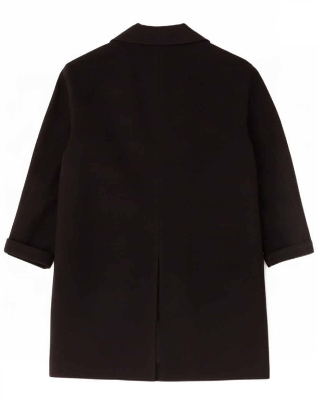 Topshop Damen Übergroßer Mantel UK 14 Große schwarze Baumwolle